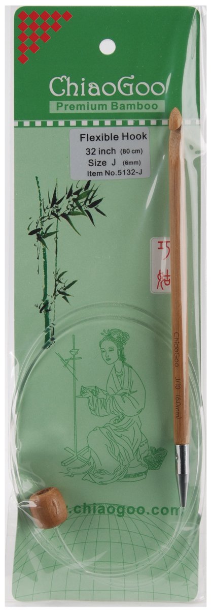 Amazon.com: ChiaoGoo 5132-J 32-Inch Flexible Tunisian Hooks, J10/6mm